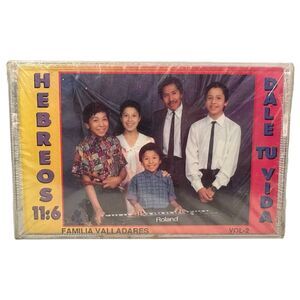Dale Tu Vida by Hebreos 11:6 (Cassette,‎ 1993) Música Cristiana NUEVO